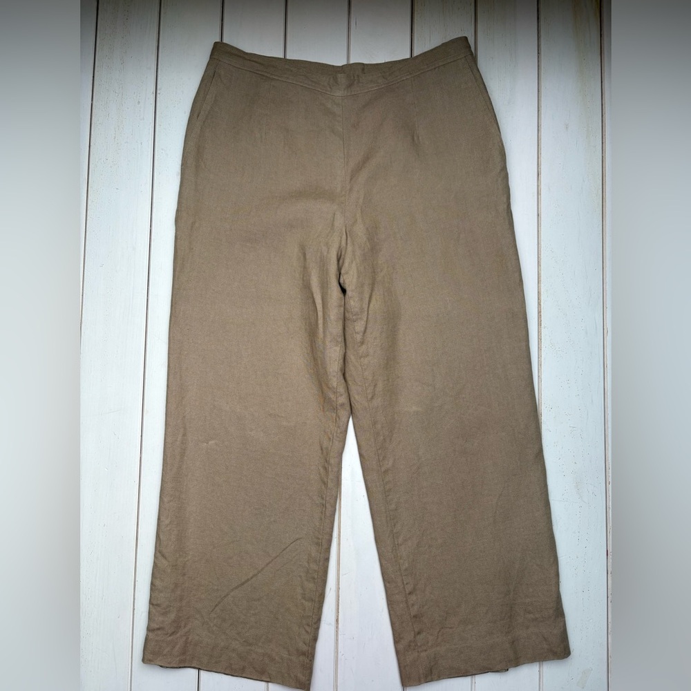 High Rise Irish Linen Pants - Picture 9 of 11